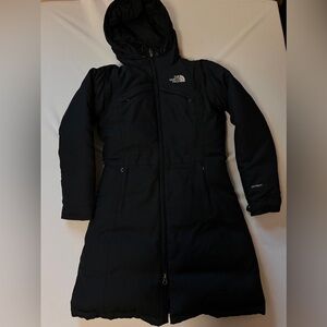 The North Face Goose Down Parka Jacket Women's XS Black Hyvent Outdoors